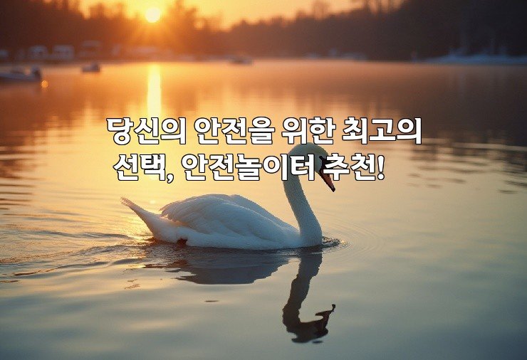 당신의 안전을 위한 최고의 선택, 안전놀이터 추천!
