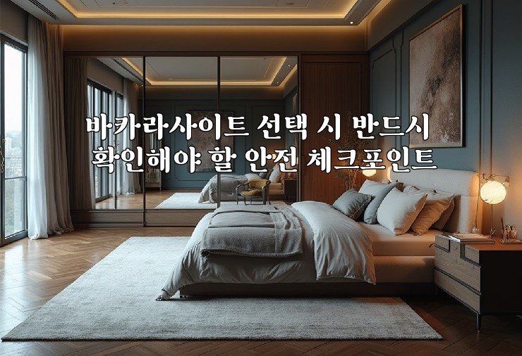 바카라사이트 선택 시 반드시 확인해야 할 안전 체크포인트